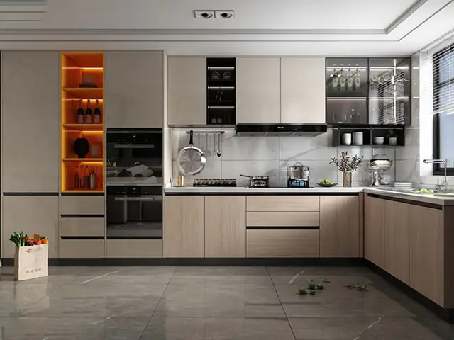 20 Mẫu Tủ Bếp Gỗ Sồi Sang Trọng Hiện Đại 20 Mẫu Tủ Bếp Gỗ Sồi Sang Trọng Hiện Đại