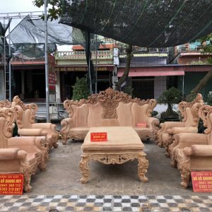 Bộ bàn ghế VIP cong 4 chiều 10 món
