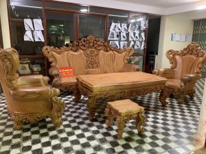Bộ bàn ghế VIP cong 4 chiều 10 món