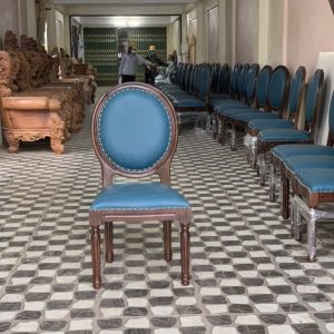 Ghế ăn hội trường theo số lượng lớn kết hợp bọc da và bọc gỗ cao cấp