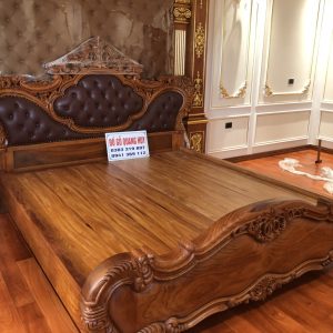 Giường ngủ gỗ gõ Nam Phi cao cấp