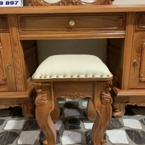 Bàn ghế trang điểm gỗ tự nhiên QH01