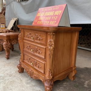 Táp (tủ kệ) đầu giường gỗ tự nhiên QH01