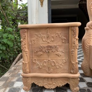 Táp (tủ kệ) đầu giường gỗ tự nhiên QH01