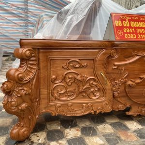 Kệ tủ phòng ngủ gỗ tự nhiên QH01