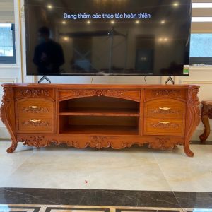 Kệ tủ phòng ngủ gỗ tự nhiên QH01