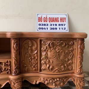 Kệ tủ phòng ngủ gỗ tự nhiên QH01