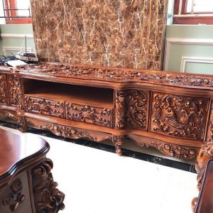 Kệ tủ phòng ngủ gỗ tự nhiên QH01