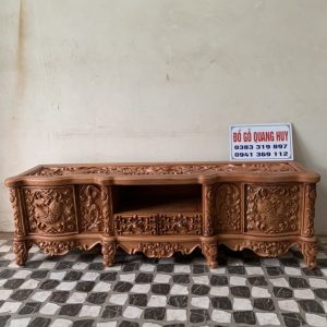 Kệ tủ phòng ngủ gỗ tự nhiên QH01