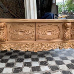 Kệ tủ phòng ngủ gỗ tự nhiên QH01