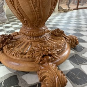 Bàn trang trí sảnh gỗ tự nhiên