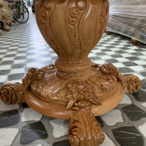 Bàn trang trí sảnh gỗ tự nhiên