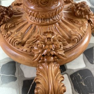 Bàn trang trí sảnh gỗ tự nhiên