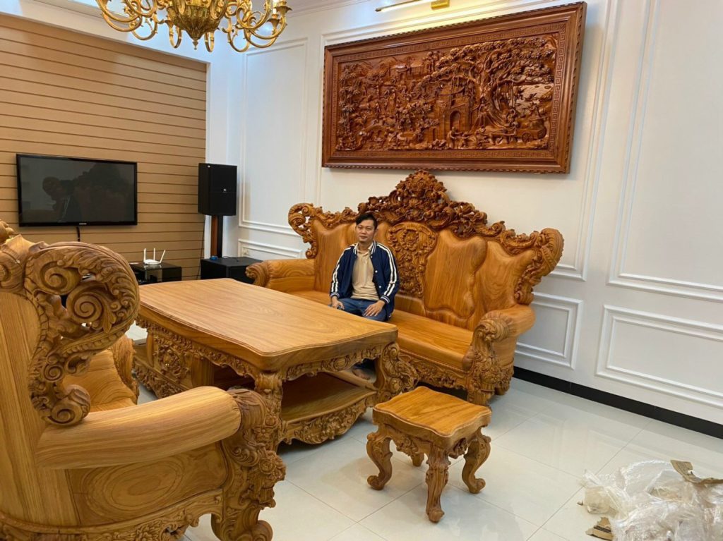 xưởng sản xuất bàn ghế gỗ