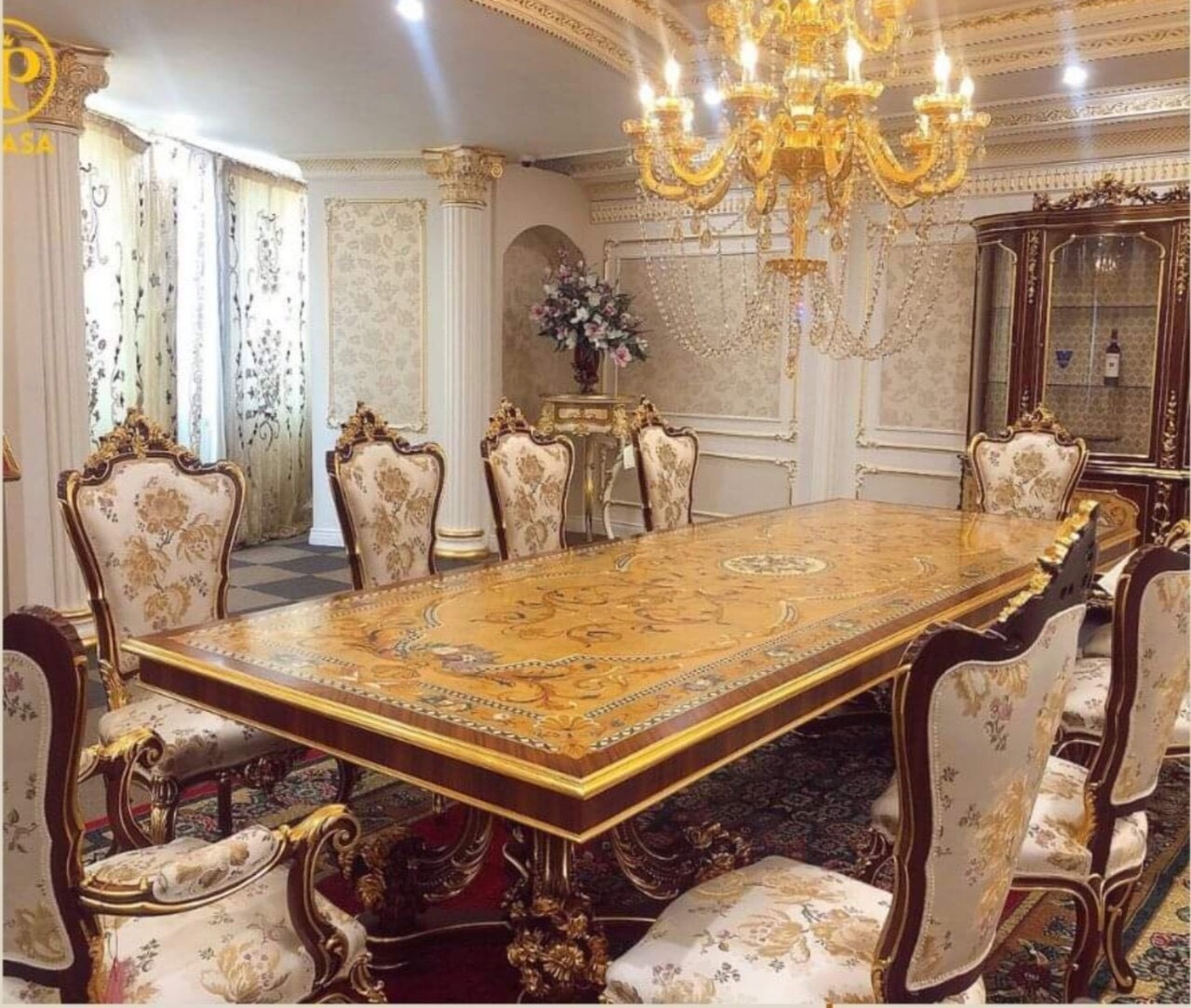 Xưởng gỗ sản xuất nội thất hoàng gia châu Âu