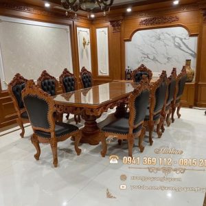 Mẫu bàn ăn hình chữ nhật