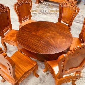 bàn ăn tròn 6 ghế