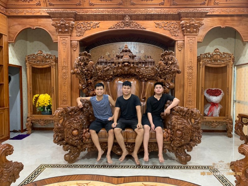 bộ bàn ghế nguyên khối