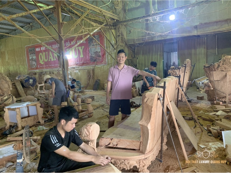 bộ bàn ghế gỗ phòng khách gỗ tự nhiên
