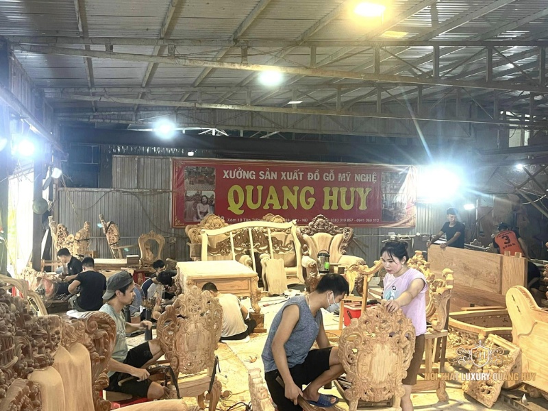 xưởng gỗ Quang Huy