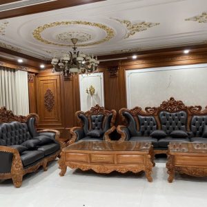 Mẫu bàn ghế phòng khách tay cong