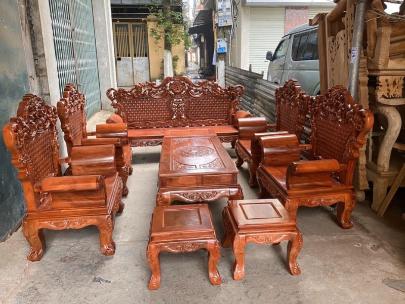 Bộ bàn ghế Louis hoàng gia cao cấp