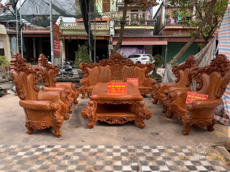 bộ bàn ghế phòng khách cao cấp