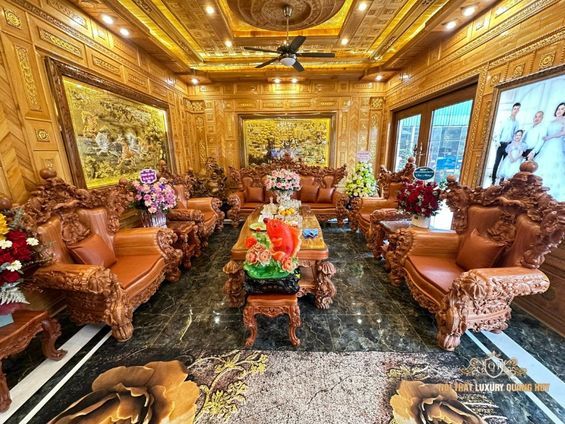 bộ bàn ghế phòng khách cao cấp