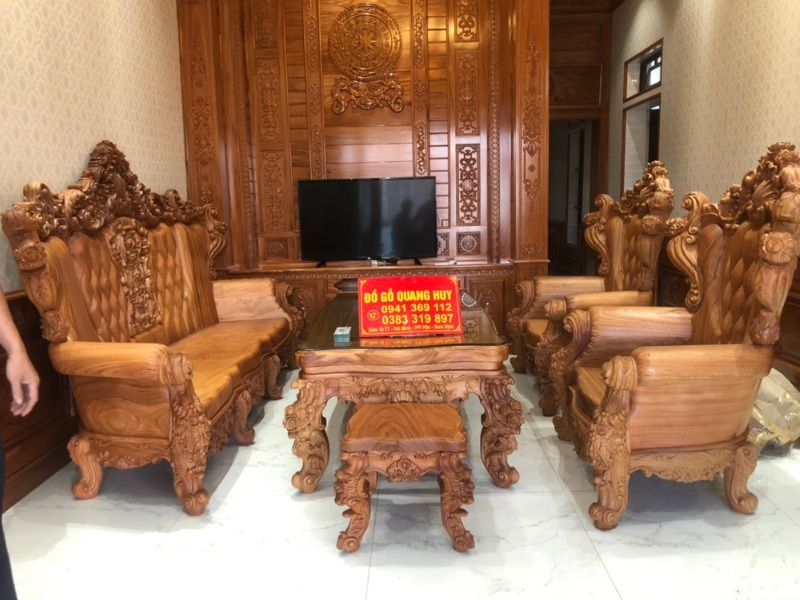 bàn ghế gỗ gõ đỏ