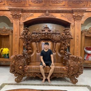 ghế hoàng gia mẫu lâu đài siêu khủng