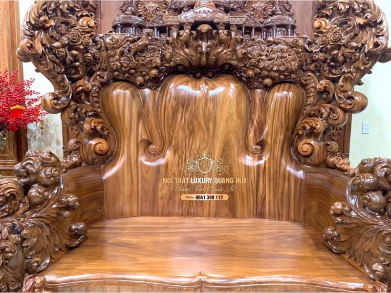 ghế hoàng gia mẫu lâu đài siêu khủng