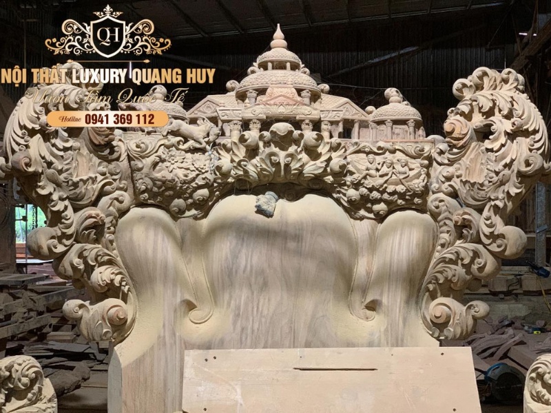 ghế hoàng gia mẫu lâu đài siêu khủng