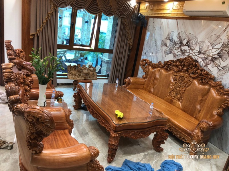 mẫu bàn ghế gỗ tự nhiên