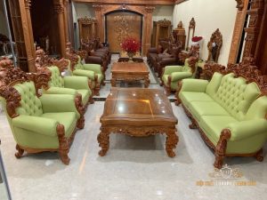 mẫu bàn ghế gỗ phòng khách