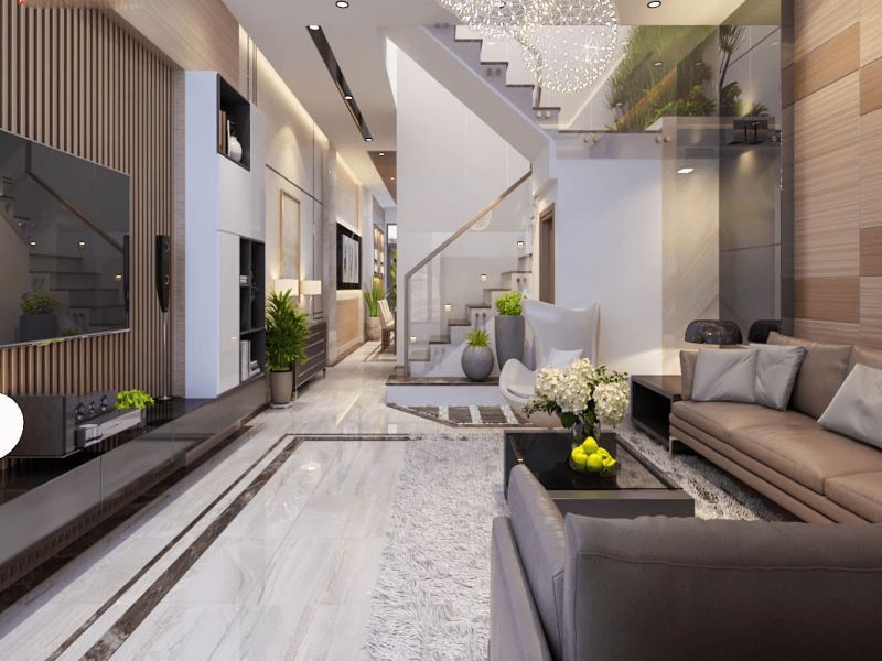 thiết kế nội thất nhà ống 
