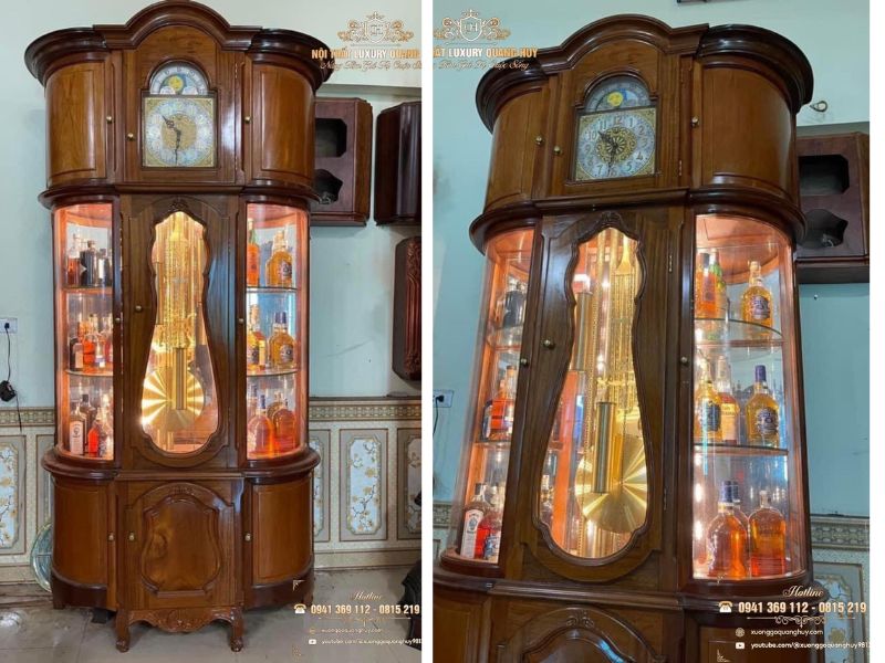 mẫu tủ rượu đẹp phòng khách