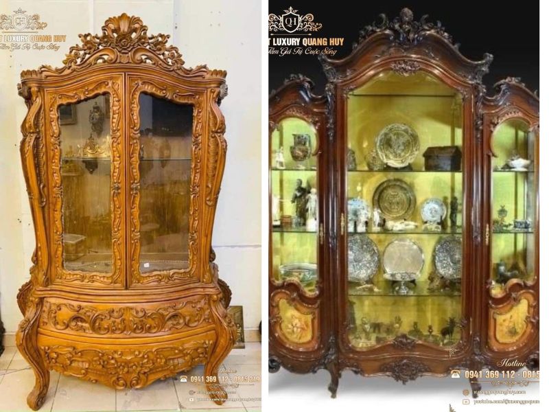 mẫu tủ rượu đẹp phòng khách