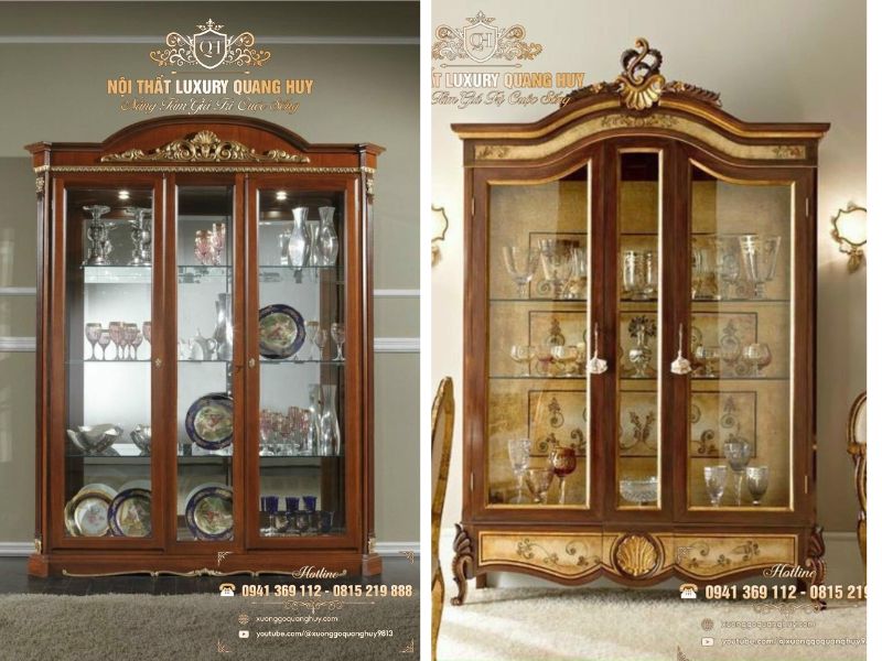 mẫu tủ rượu đẹp phòng khách