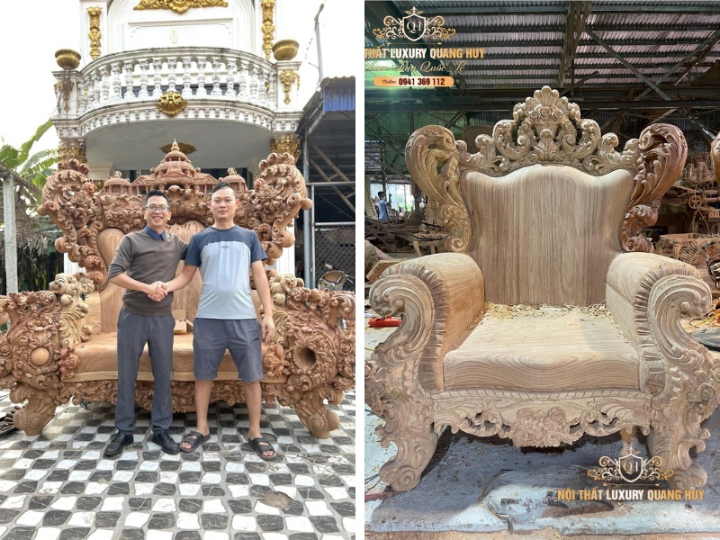 Chọn mộc, đặt kích thước theo yêu cầu