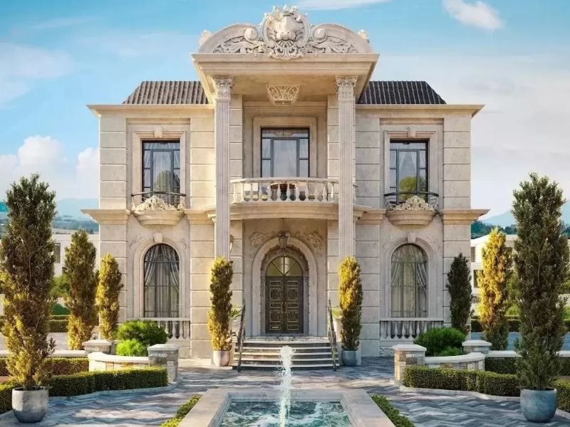 biệt thự tân cổ điển Châu Âu