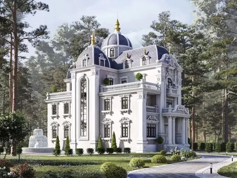 biệt thự tân cổ điển Châu Âu