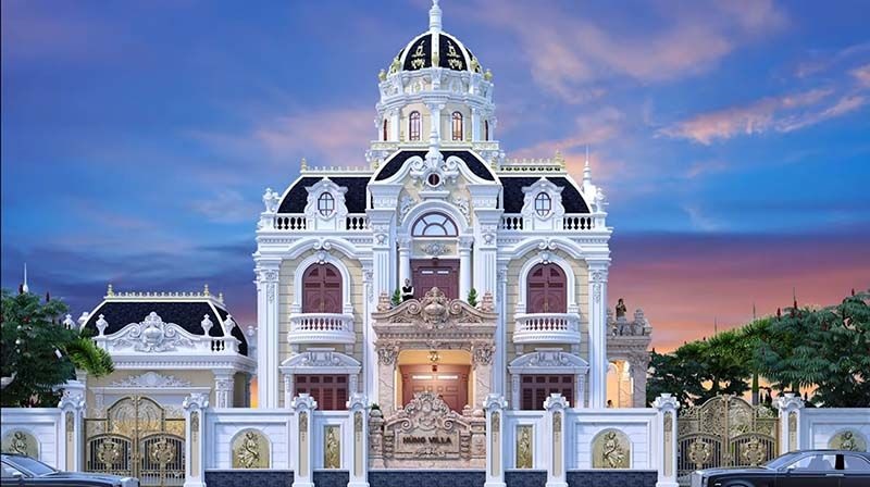 biệt thự lâu đài pháp