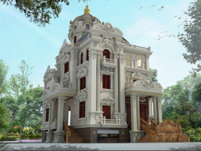 biệt thự lâu đài pháp