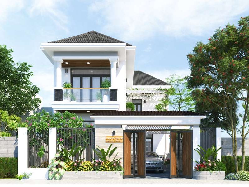 biệt thự nhà vườn 2 tầng