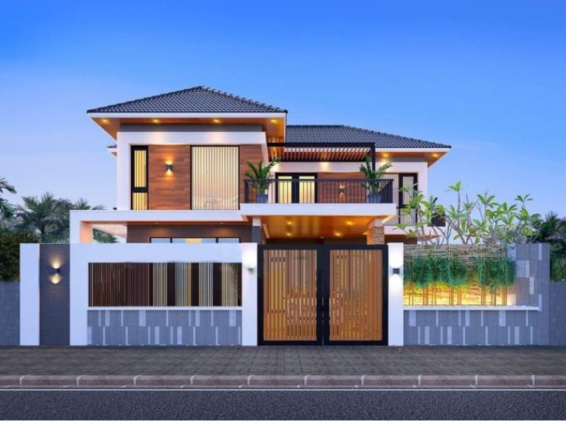 biệt thự nhà vườn 2 tầng