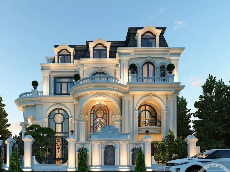 mẫu biệt thự tân cổ điển