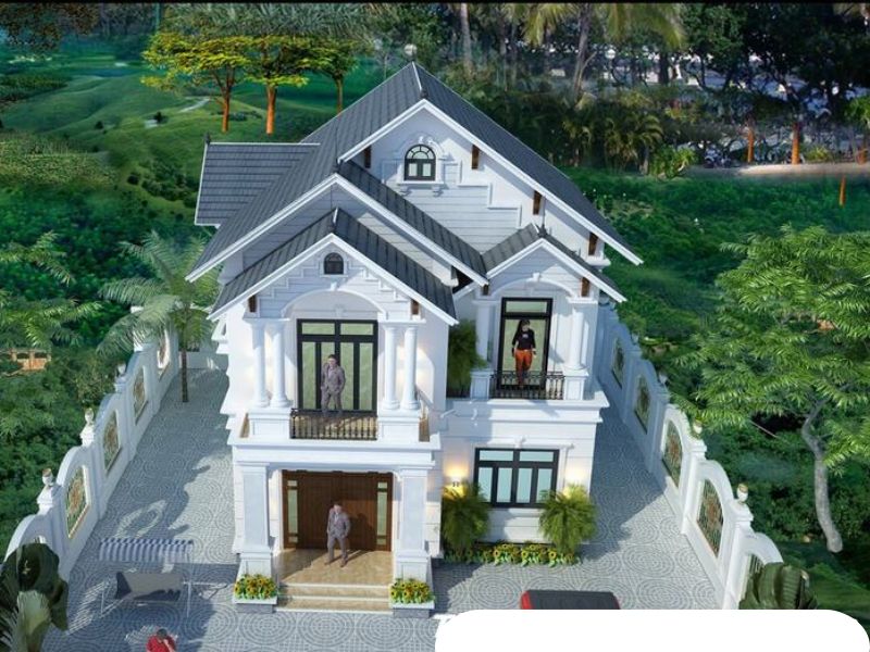biệt thự tân cổ điển 2 tầng 1 tỷ