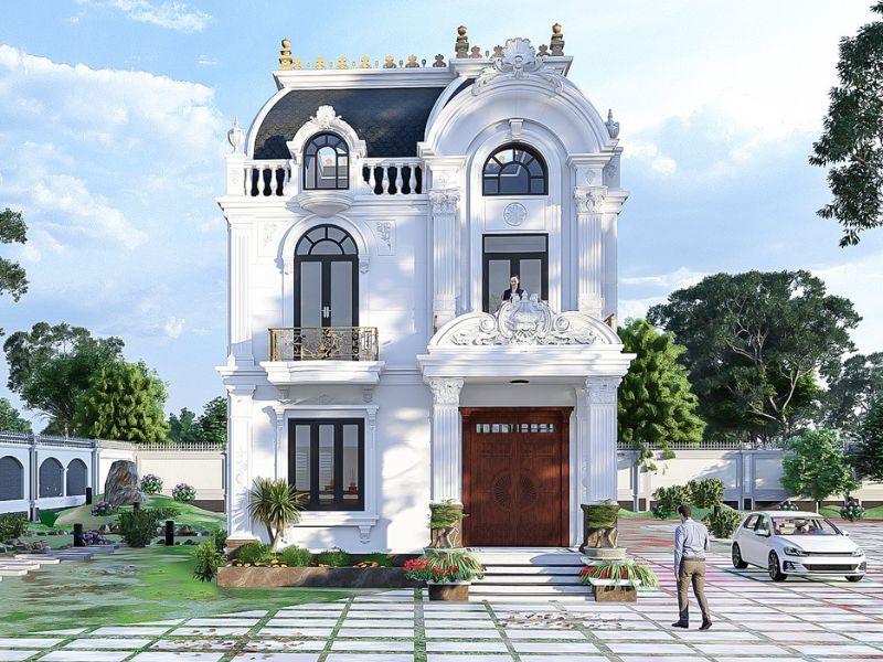 biệt thự tân cổ điển 2 tầng 1 tỷ