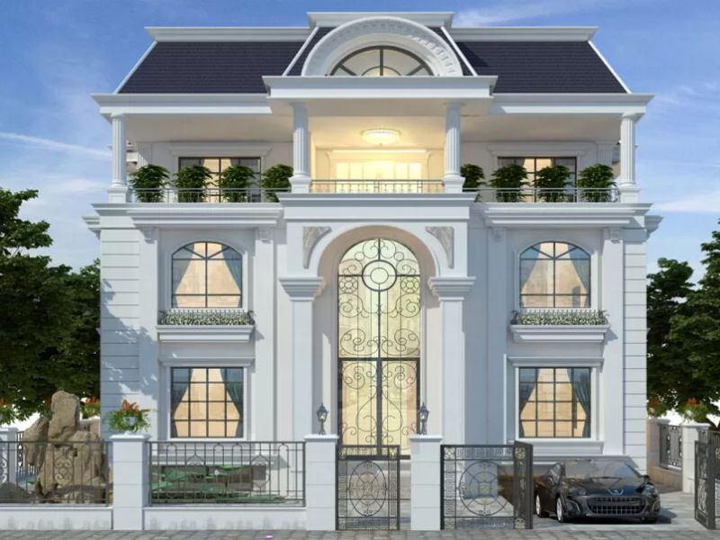 biệt thự tân cổ điển 2 tầng 1 tỷ