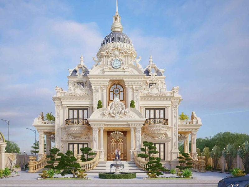 biệt thự tân cổ điển 2 tầng